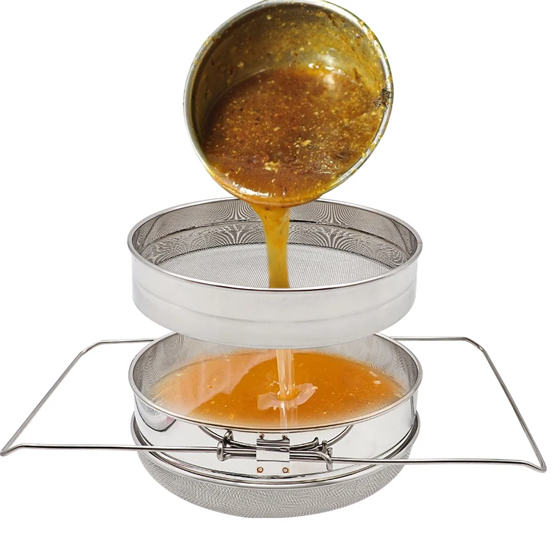 Filtro de impurezas de red de tamiz doble para apicultura, herramientas especiales, suministros de jardín, filtro de miel, herramientas de Apicultura - imagen 5
