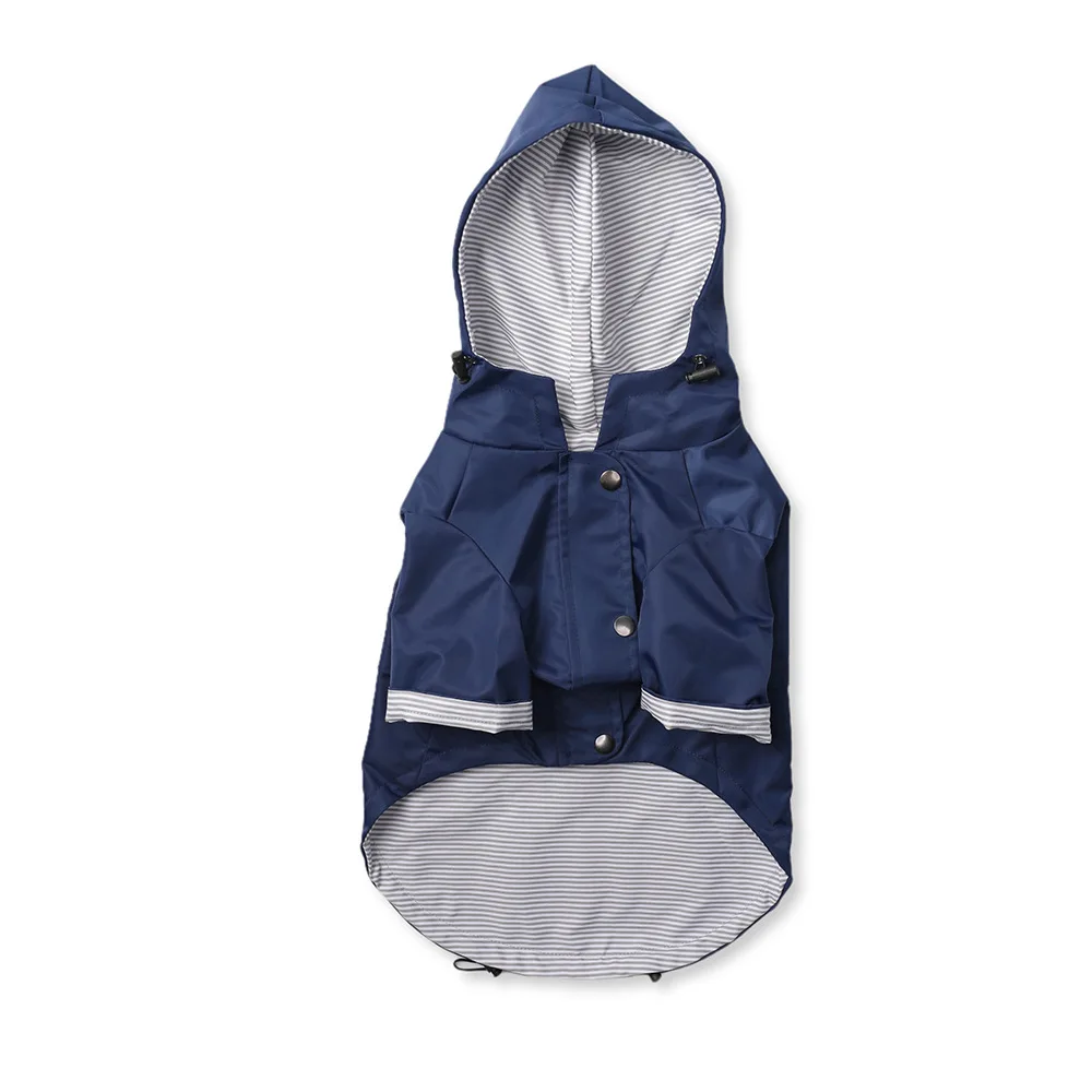 Blue dog raincoat