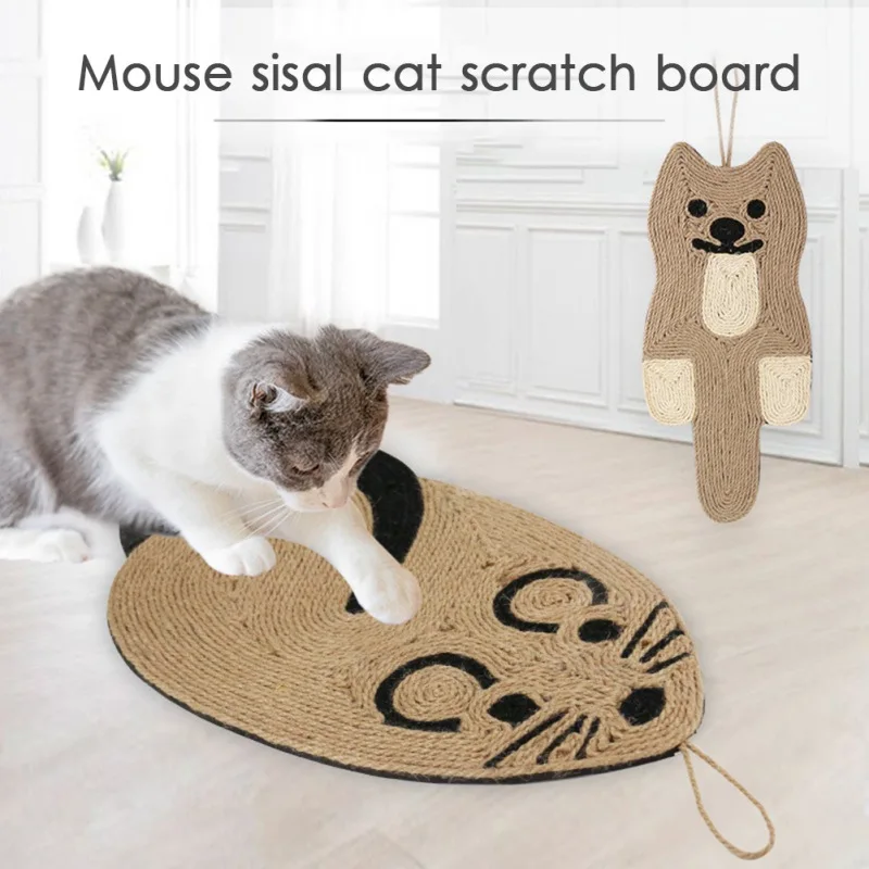 Rascador interactivo de Sisal para gatos, almohadilla para rascar, cama escaladora, productos para morder, proveedores de mascotas, regalos - imagen 3