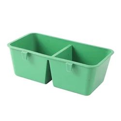 Doble comedero bebedero para loros y palomas – Accesorio aves