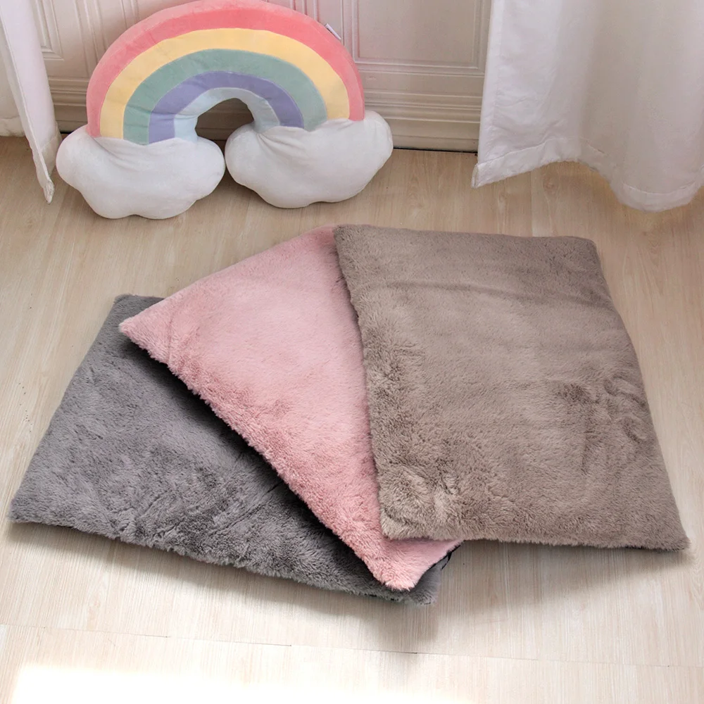 Cama cálida para perros, colchoneta para mascotas, camas para dormir para perros y gatos, cojín de lana suave para cachorros, perros pequeños, medianos y grandes, cojín para sofá para mascotas - imagen 4