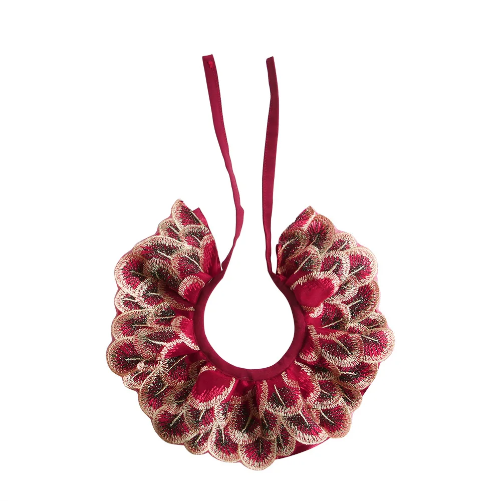 Babero con forma de pluma para mascotas, Collar de decoración para perros y gatos pequeños, a la moda - imagen 5