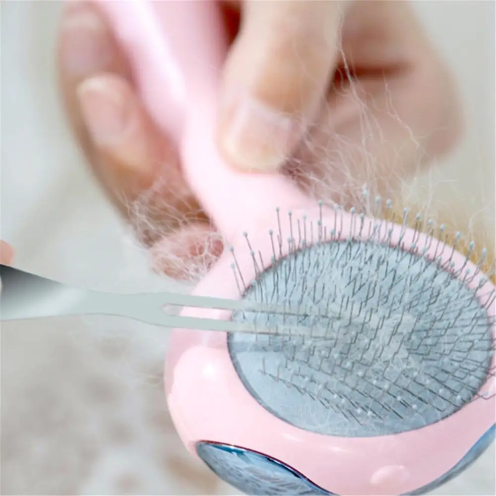Peine de belleza multiusos para perros y gatos, cepillo de depilación para perros, recortador de pelo, herramientas de aseo para Deshedding - imagen 3