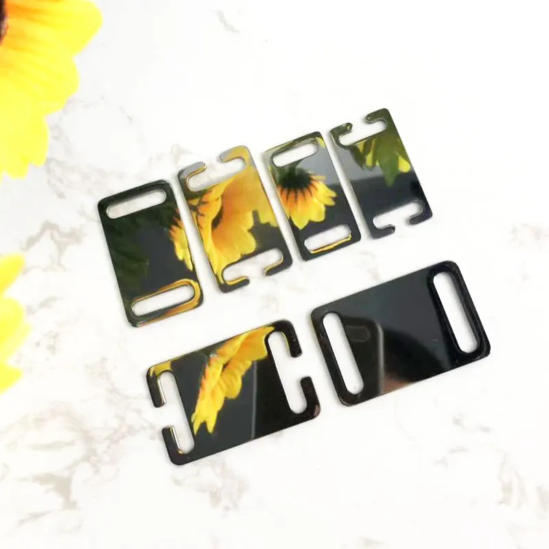 Etiqueta personalizada de acero inoxidable para mascotas, placa con nombre grabado para Collar de perro, 50 piezas, venta al por mayor - imagen 2