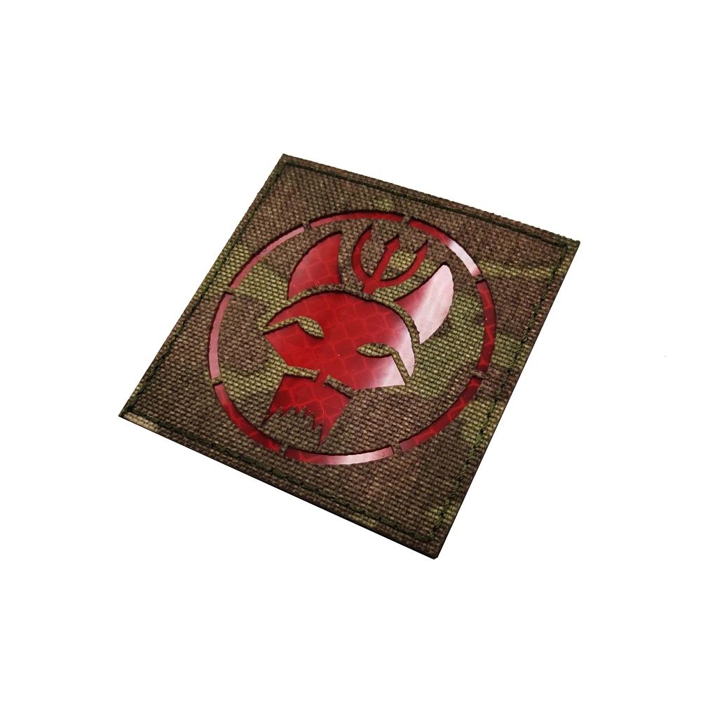 Parche bordado de equipo sellador de fuerza especial, apliques de costura de tridente de búho decorativo, parches tácticos militares - imagen 5