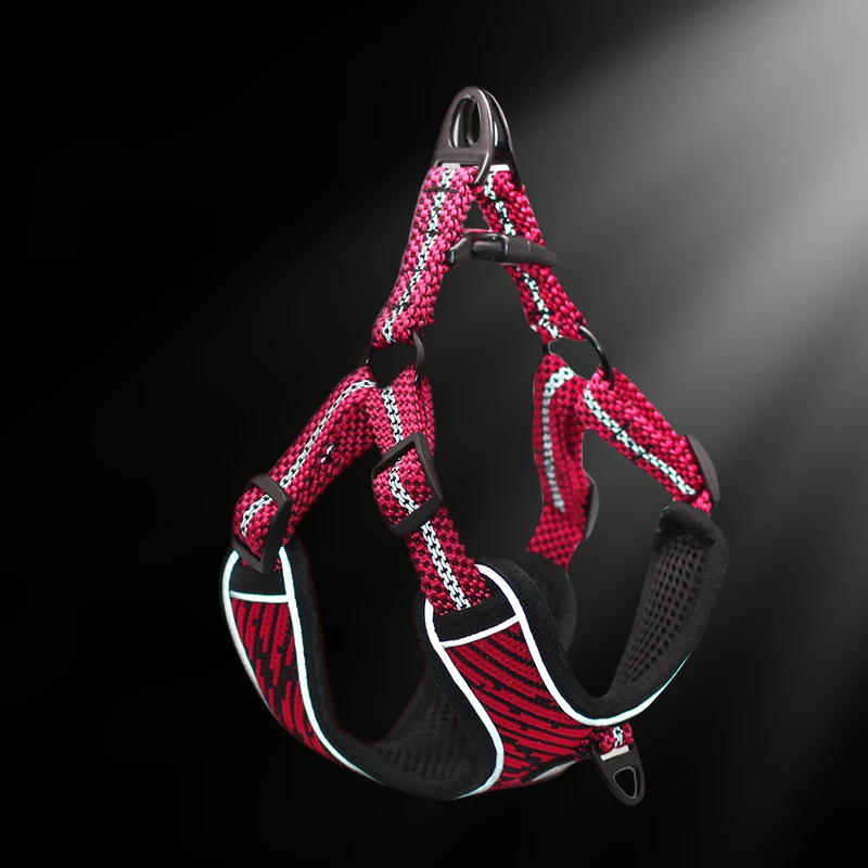 Conjunto de arnés y correa reflectante para Mascotas, chaleco ajustable para perros pequeños y medianos, accesorios para Mascotas - imagen 3
