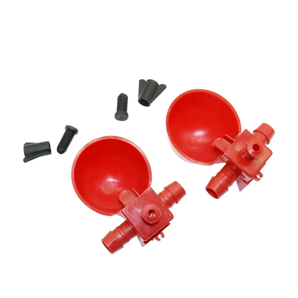 5/10 Uds. Cuenco de agua para pollo, gallinas, codornices, pájaros, cuencos para beber, agua para gallinero, pollito, bebederos colgantes, aves de corral, animales de granja - imagen 4