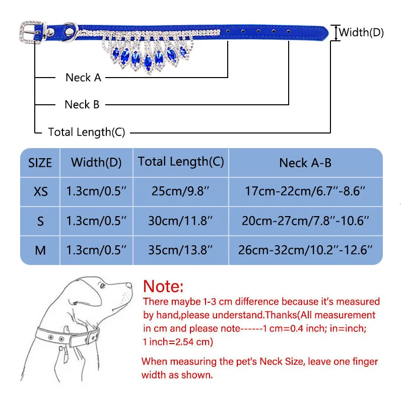 Collar de cristal para perro, collar de diamantes de imitación, brillante, joyería de boda para mascotas, accesorios para cachorro, Chihuahua, Yorkshire, moda - imagen 3