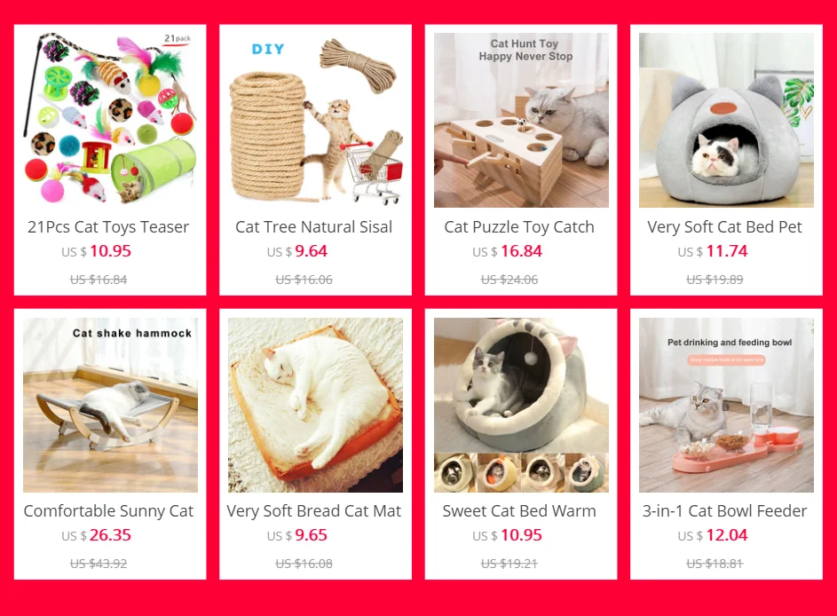 Ilustraciones del kit de juguetes interactivos para gatos