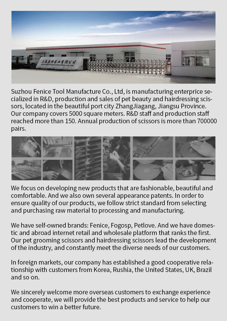 Fenice Tijeras - Detalle final de calidad profesional