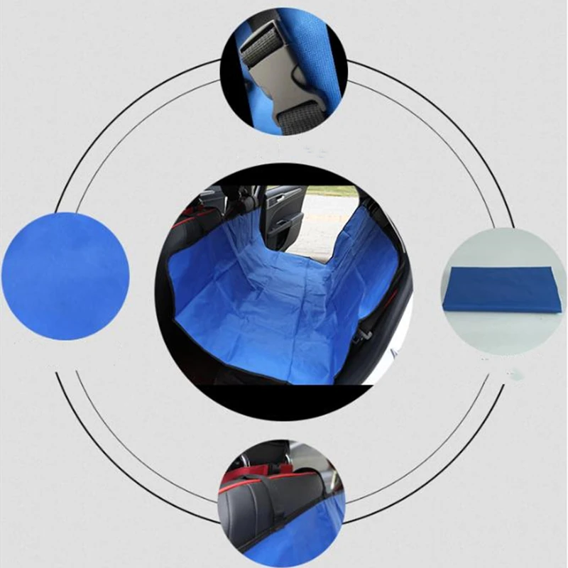 Funda protectora para asiento de coche para mascotas, portabebés para perros, fundas impermeables para asientos traseros de coche, hamaca plegable Oxford, alfombrilla para mascotas, accesorio de viaje - imagen 2