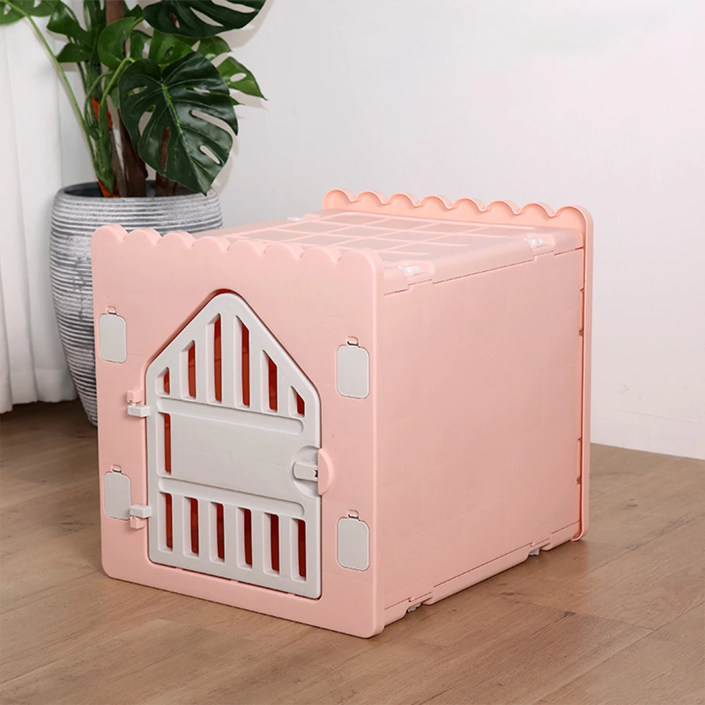 Casa impermeable para gatos al aire libre, tienda de plástico para mascotas para todas las estaciones, nido de perrera de fácil limpieza para gatos y perros pequeños, previene el húmedo - imagen 2