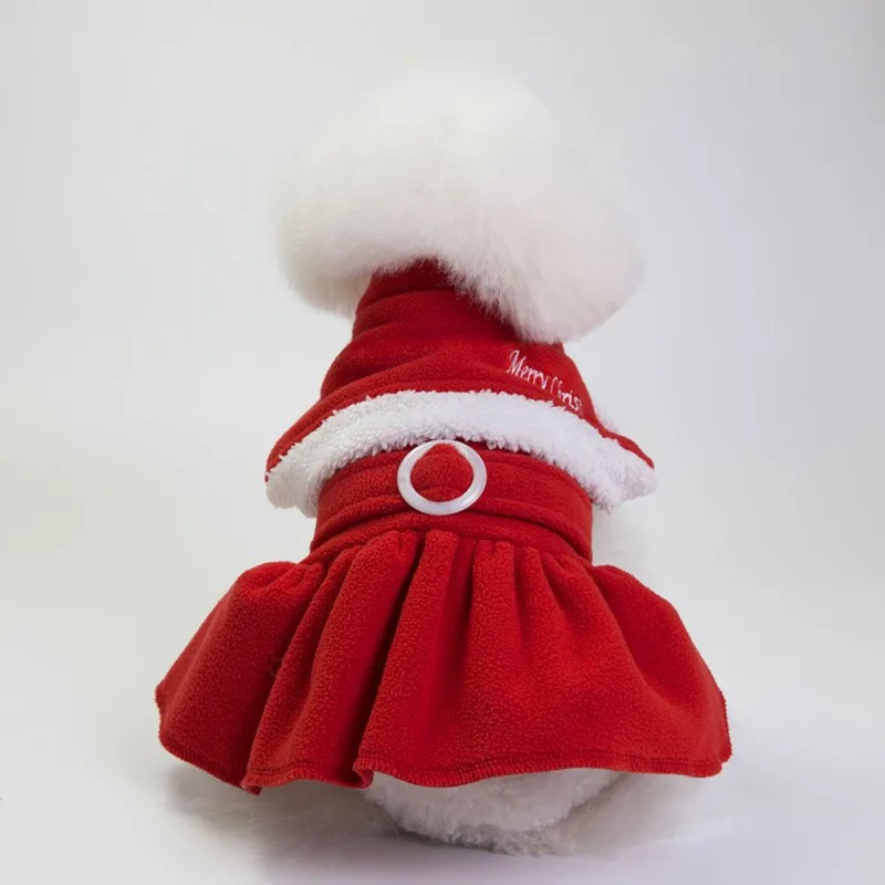 Ropa de Navidad para mascotas, disfraz de Papá Noel para perros, cachorro, gato, abrigo, chaqueta, traje de pareja, ropa cálida para perros y gatos, Invierno - imagen 5