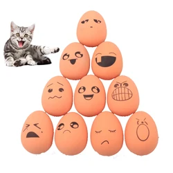 Huevo con plumas para gatos – Juguete interactivo de estimulación