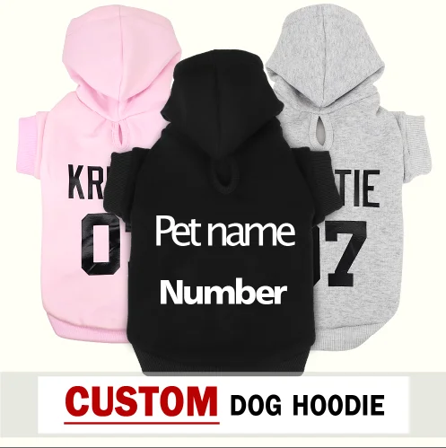 Sudadera con capucha personalizada para perros PET ARTIST - imagen 4