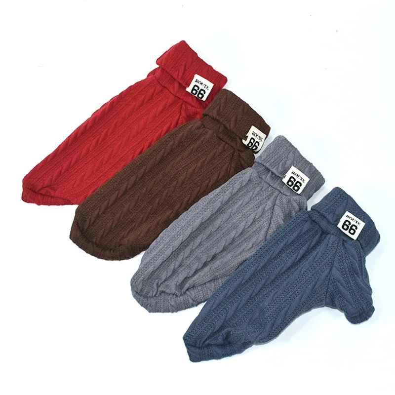 Suéter de rayas verticales para perros y gatos pequeños, ropa cálida de invierno para mascotas, jerseys para cachorros, traje de ropa Sphynx, 9 colores - imagen 4