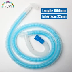 Circuito de anestesia coaxial desechable para gatos y perros