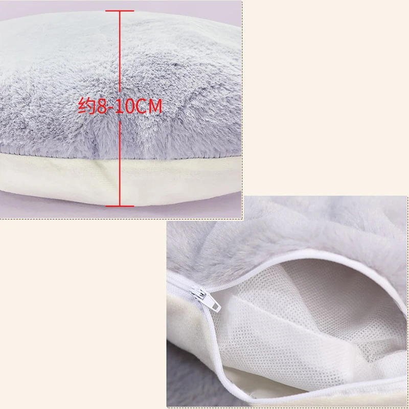 HOOPET-Caseta de felpa suave para cachorros, cama para gatos, cojín para perros pequeños, nido para gatos, lecho de invierno caliente para dormir, suministros para mascotas, esterilla para perro - imagen 4