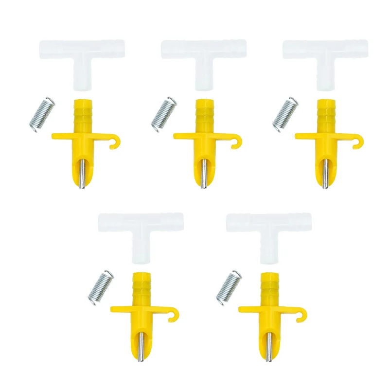 Bebedero para conejos, bebedero para conejos, bebedero para ratones, bebedero de agua para roedores, alimentador de agua, suministros de riego de alimentación, 15 juegos - imagen 5