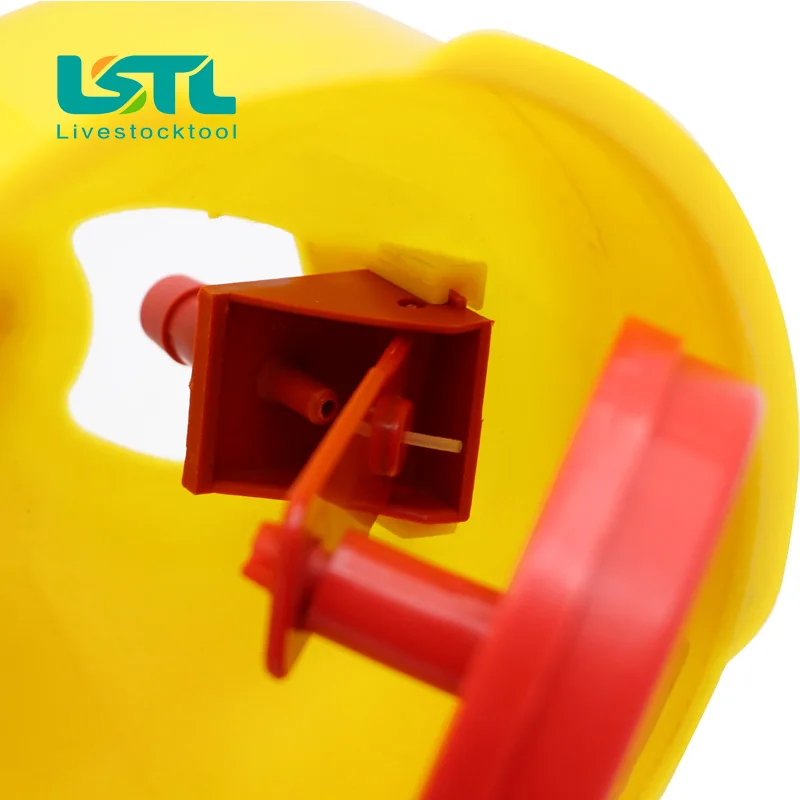 Cuenco de agua para aves de corral, bebedero automático para pollos, bebedero para alimentos, herramientas de cría, alimentación de cría, suministro de riego, 1 ud. - imagen 4