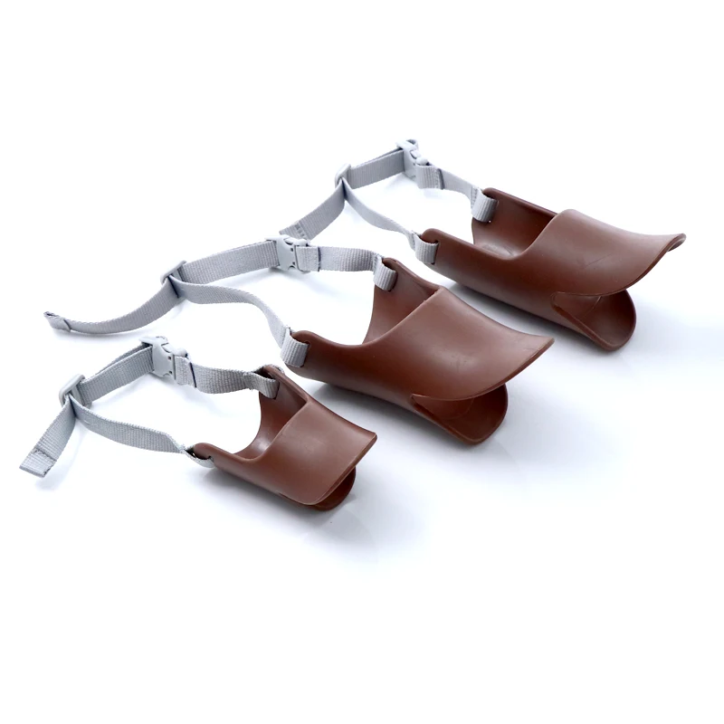 Boquillas de silicona suave Canack para mascotas, Animal veterinario, antimordeduras, lindo cachorro, perro - imagen 4