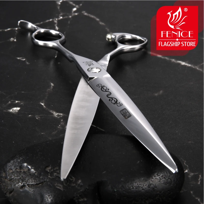 Fenice-tijeras profesionales para el cuidado de mascotas, tijeras rectas de borde afilado para el cuidado de perros y gatos, 7,25 pulgadas - imagen 5