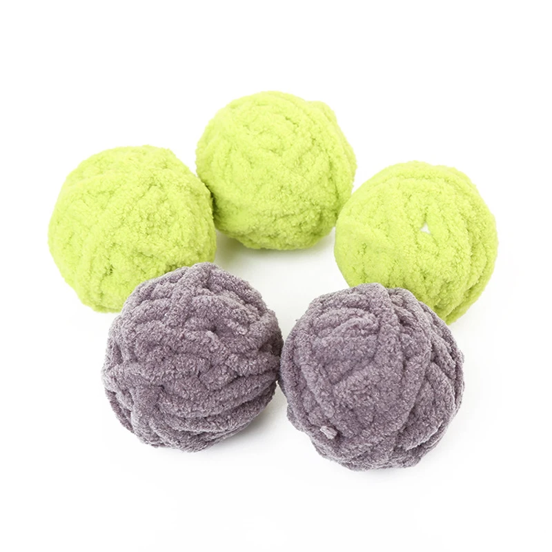 Juguete interactivo para gatos de 5cm, bola de hilo Súper suave, dos colores de helado disponibles, suministros para gatos, juguetes amados por las mascotas - imagen 3