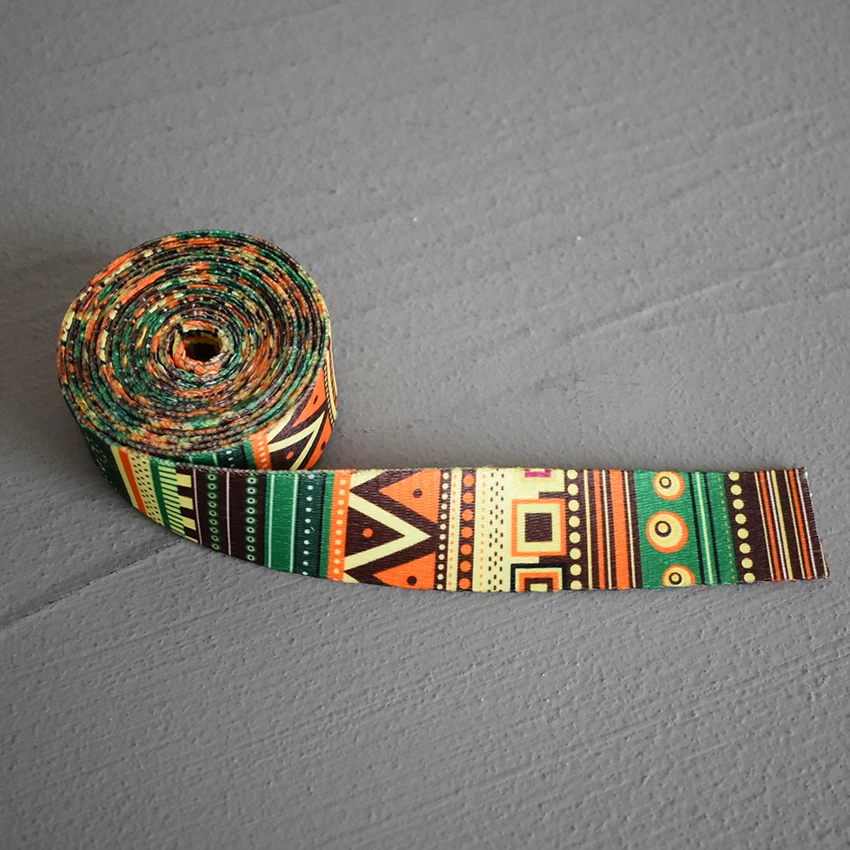 Correas de 5 yardas de ancho y 20mm, cinta impresa en 5 colores, cinturón de equipaje, arnés de correa para Collar de perro y mascota - imagen 2