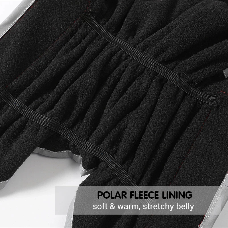 Chaqueta para perros al aire libre, ropa impermeable reflectante para perros, abrigo para perros con forro polar para invierno/primavera, chaqueta de lluvia duradera para mascotas, Poncho de entrenamiento - imagen 5