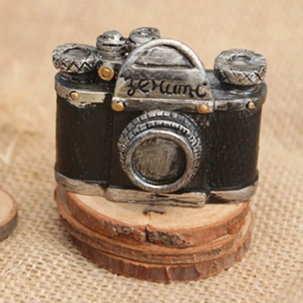 Máquina de escribir de resina antigua, cámara, Piano, estatuilla, escultura, decoración del hogar, construye misteriosos, ambientes Vintage, creativo, Retro - imagen 3
