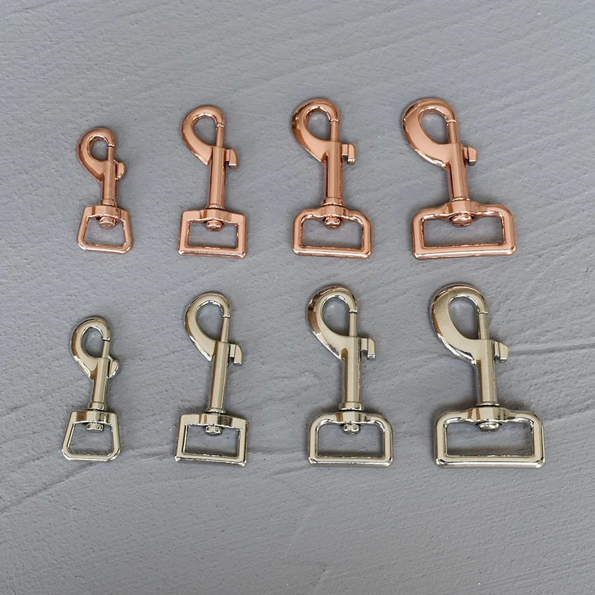 100 Uds. Hebillas de Metal de 15mm/20mm/25mm/30mm, cierre de langosta, mosquetón, gancho a presión, llavero, bolsa, parte, accesorios de Hardware DIY - imagen 2