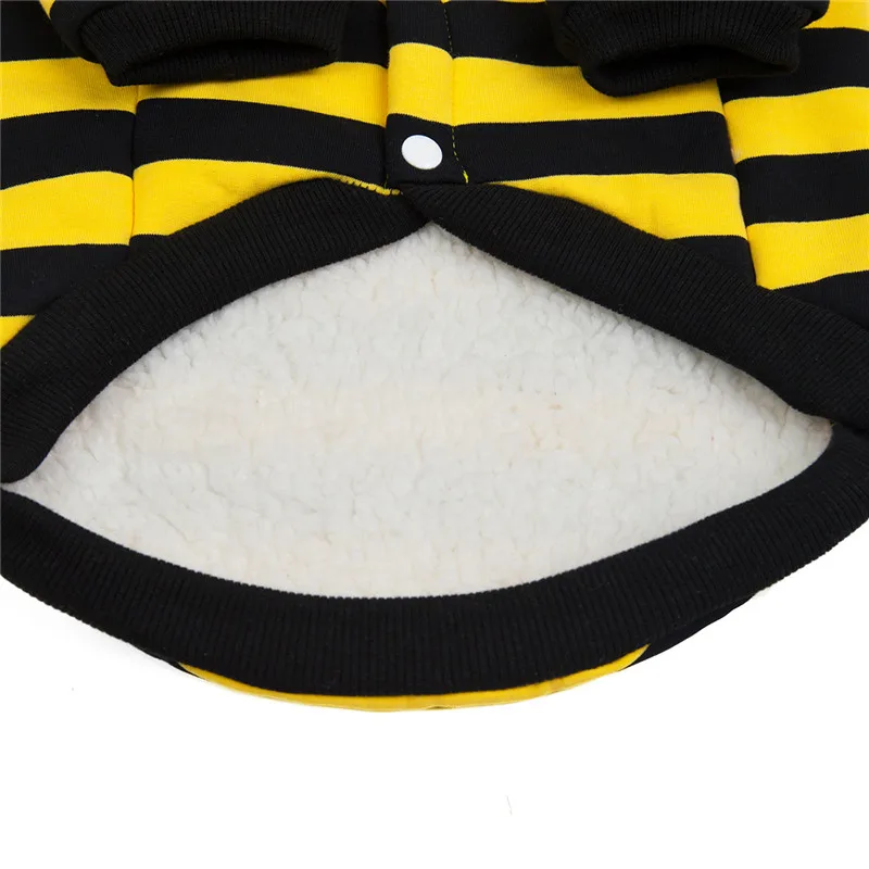 Varios colores de sudaderas a rayas para perros pequeños