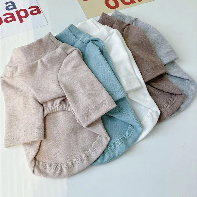 Ropa suave para gatos, camiseta para perros, Jersey, sudadera, suéter de cuello alto, camisa, ropa para mascotas para perros pequeños, Chihuahua, Bichon Pug, 5 tamaños - imagen 2