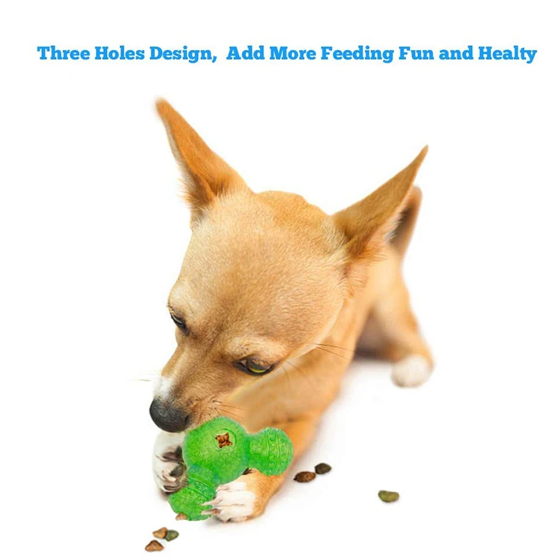 Benepaw IQ-juguetes interactivos de goma para perros, bola dispensadora de alimentos, segura, resistente a las mordeduras, para mascotas, cachorro, masticar, Limpieza de dientes - imagen 4