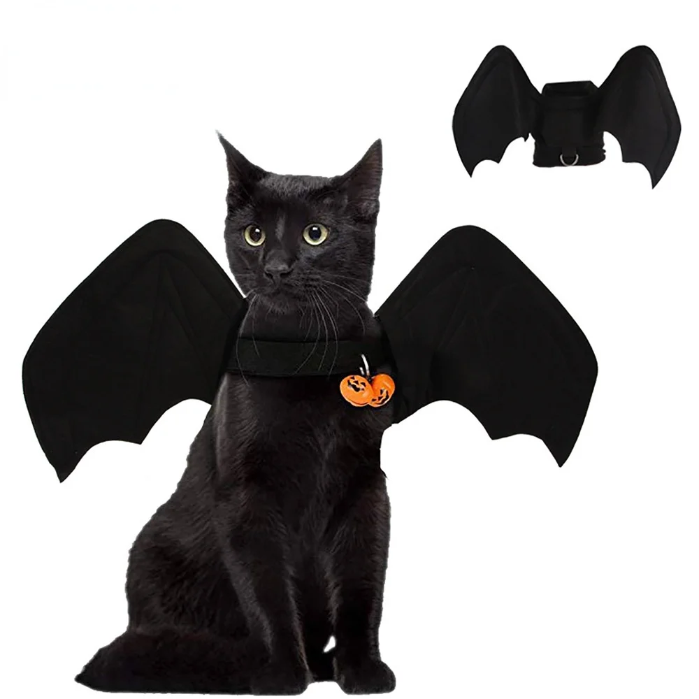 Disfraz de alas de murciélago para perro y gato, accesorios para fotos de disfraces de Halloween, atuendo de alas de murciélago - imagen 4