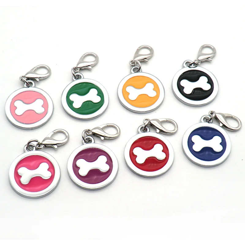 Etiqueta de identificación personalizada para perros pequeños y medianos, accesorios para Collar, placa de identificación personalizada para cachorros, tienda de mascotas, venta al por mayor, 20 unidades - imagen 3