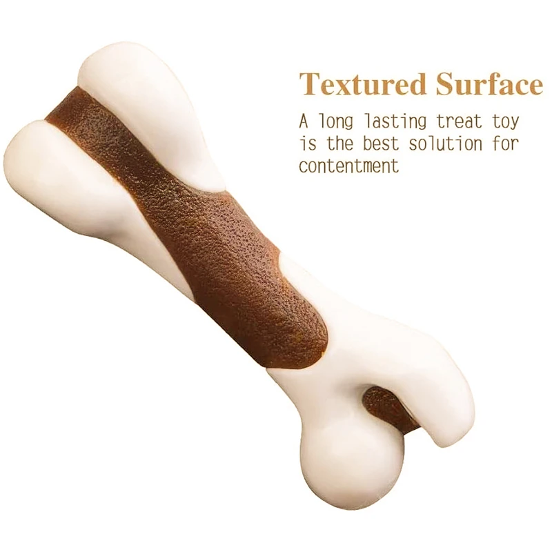 Benepaw-hueso de perro duradero para el cuidado Dental, juguetes no tóxicos con sabor a Bacon para mascotas, capa comestible resistente a las mordeduras, interactivo para masticar cachorros - imagen 4
