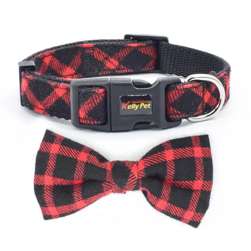 Red Plaid Collar