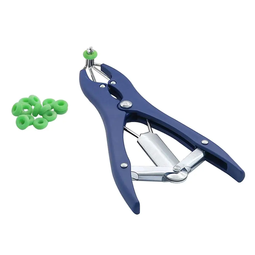 Abrazadera de acoplamiento de cola de oveja para cerdigas de animales de granja, alicates de castración sin sangre y abrazadera de expansión de anillo de castración de acoplamiento de cola - imagen 4