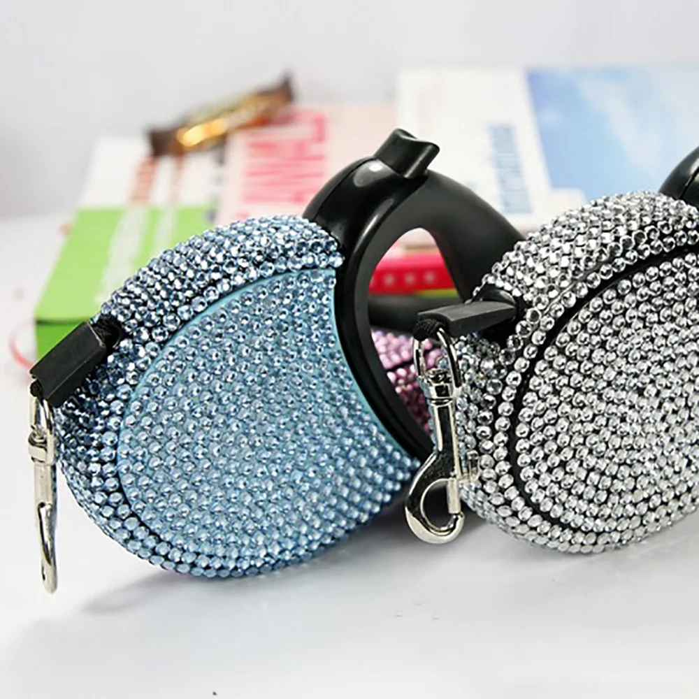 Correa retráctil automática mascotas - Vista superior