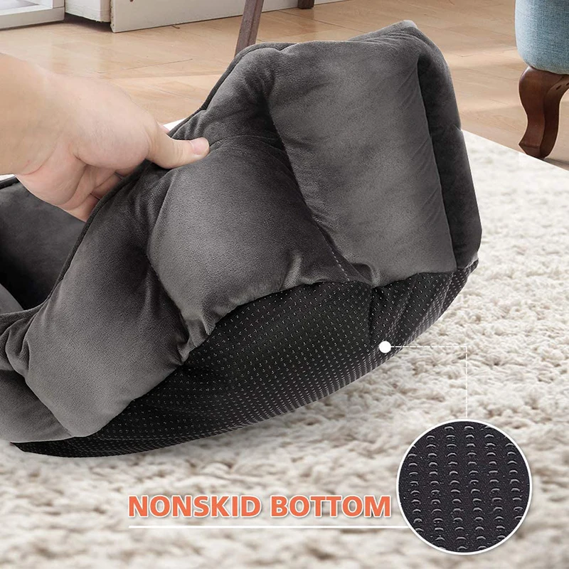 Benepaw-cama Ultra suave para gato, cómoda, lavable, cojín desmontable, gatito, cachorro, mascota, perro pequeño, fondo impermeable antideslizante - imagen 4