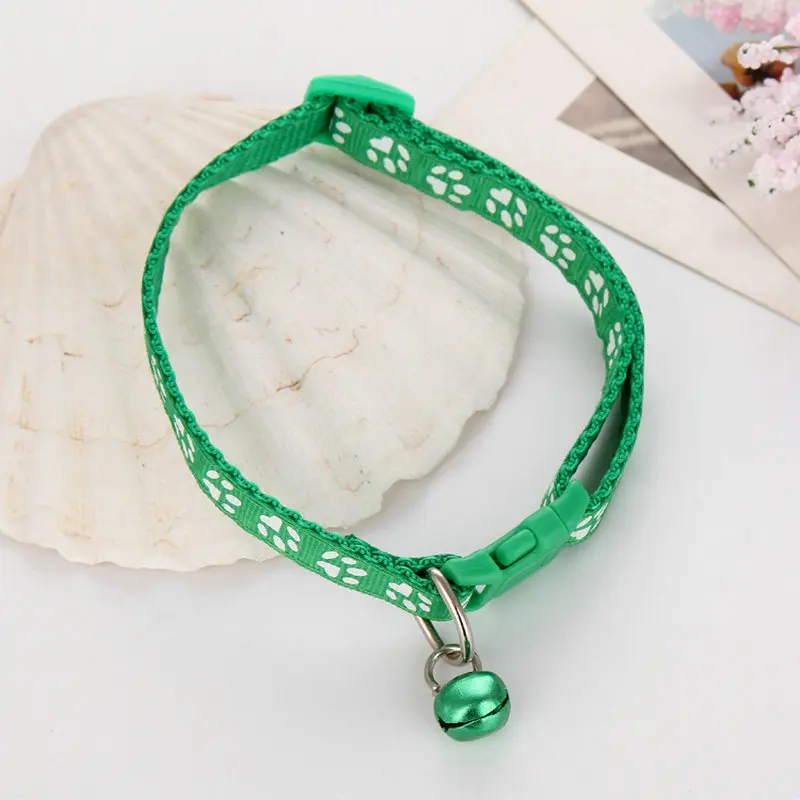 Colorul-Collar con campana y hebilla ajustable para mascotas, suministros para gatos, accesorios para perros pequeños, Chihuahua - imagen 5