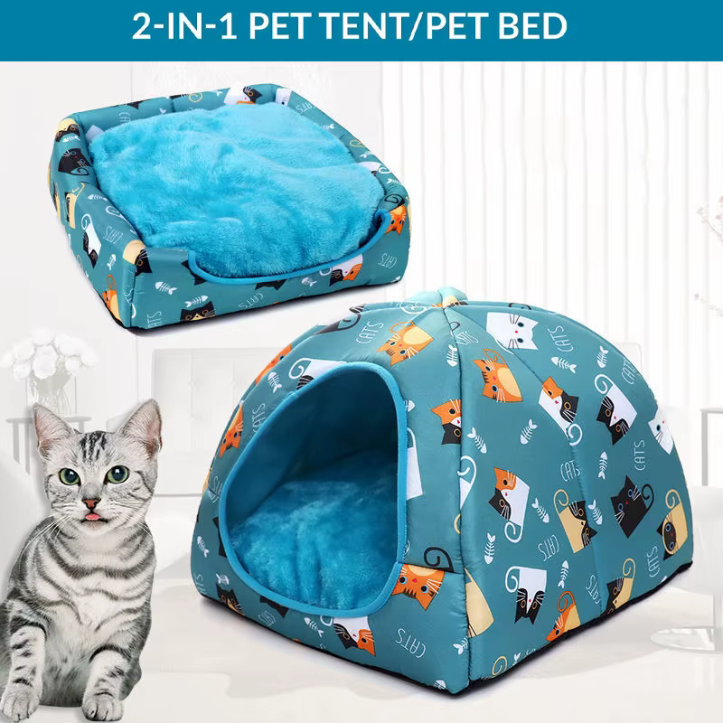 Cama nido suave para gatos y perros pequeños - imagen 5
