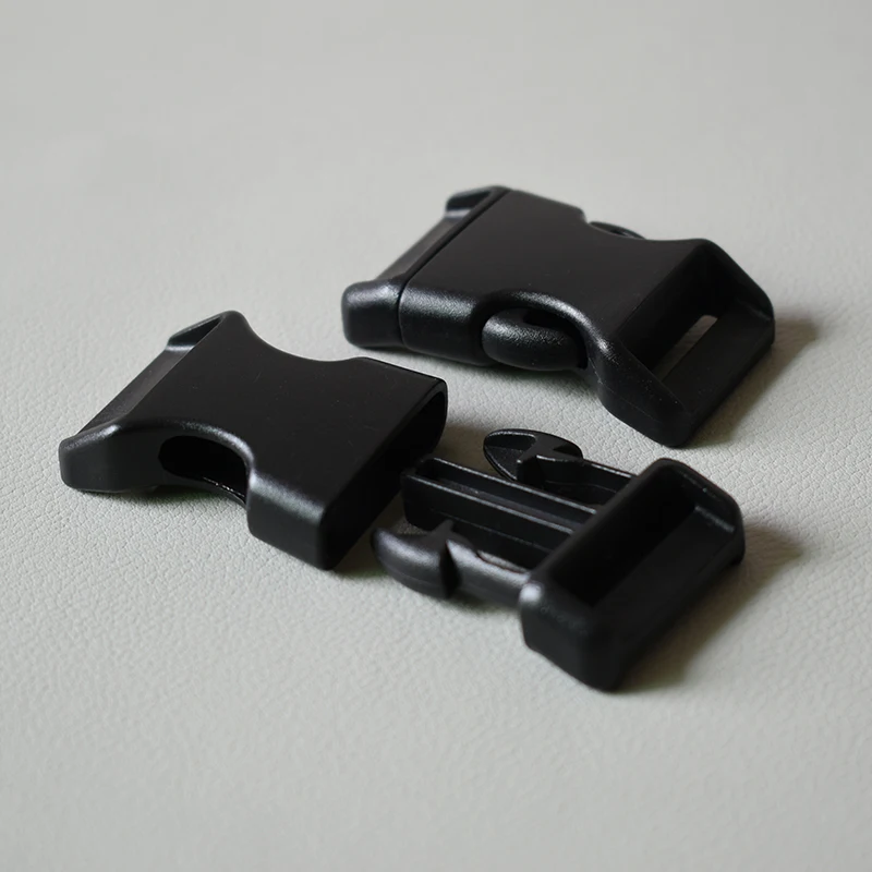 Juego de hebillas de liberación de plástico, hebilla rectangular de 25mm, accesorios para collar de perro Diy - imagen 3