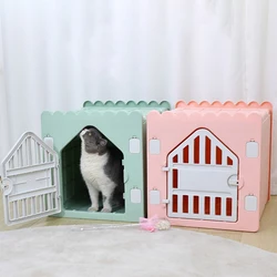 Caseta impermeable para gatos y perros pequeños - Refugio exterior