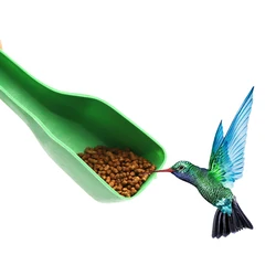 Pala alimentadora plástica jaula de pájaros