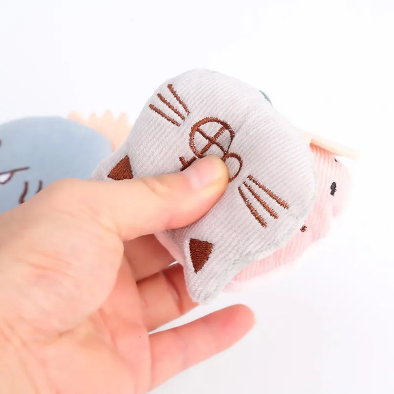 Juguetes de peluche con forma de hierba gatera para gato, almohada pequeña con sonido de felpa chirriante, con forma de fruta y Animal, juguetes molares para perros y cachorros, juguete de entrenamiento para masticar - imagen 5