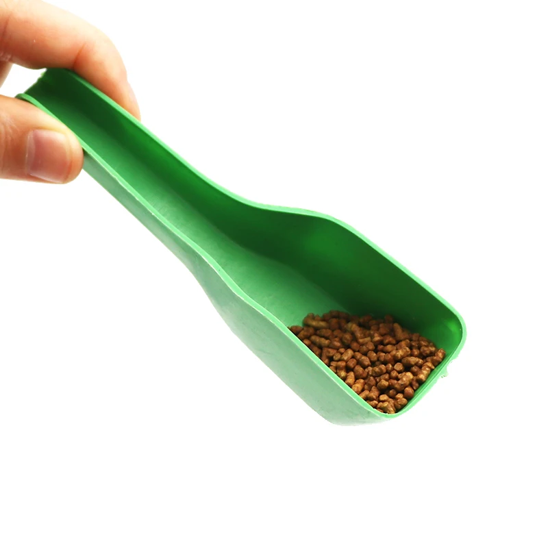 Pala alimentadora de plástico para aves, accesorios de alimentación, cuchara, herramientas para jaula de pájaros, 5 uds. - imagen 4