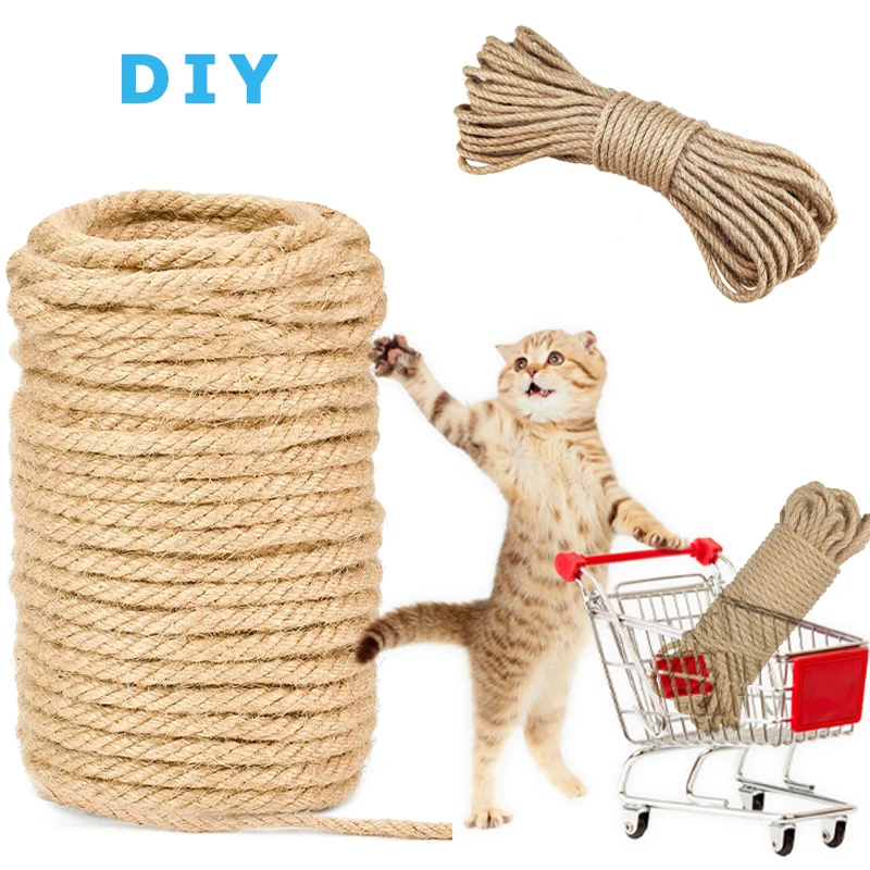 Bobina de cuerda de sisal natural para árbol de gato y rascadores
