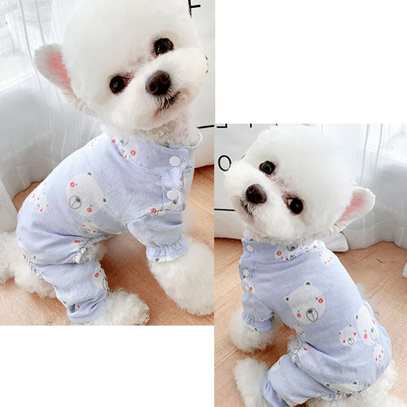 Ropa para perros, pijamas para perros, mono para mascotas, mono, pijamas para perros pequeños Shih Tzu Bichon, Pijamas antimosquitos para cachorros, mono - imagen 3